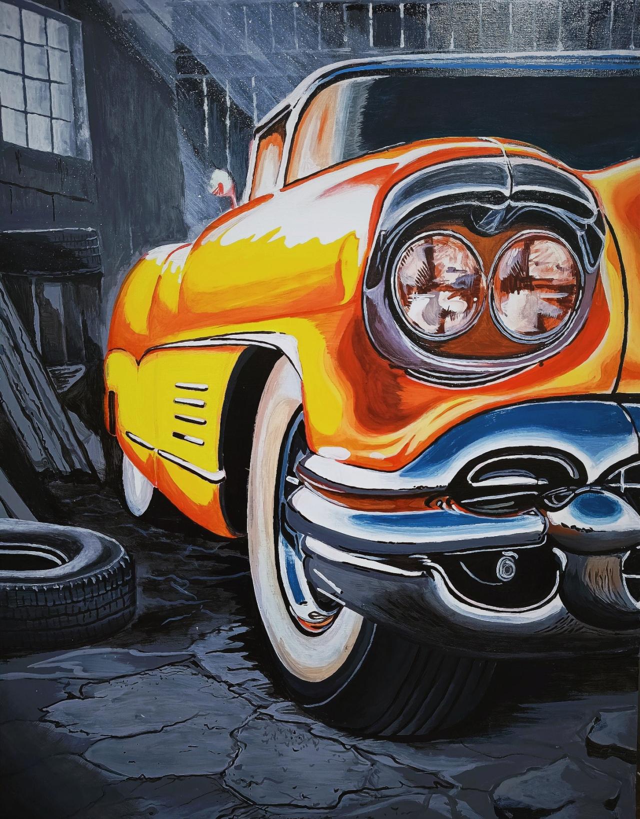 YELLOW IN MY BLACK AND WHITE